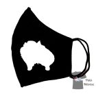 Pomerániai maszk - Kutyás Maszk, Mosható textil szájmaszk