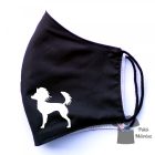 Orosz Toy Terrier maszk - Kutyás Maszk, Mosható textil szájmaszk