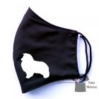 Sheltie maszk - Kutyás Maszk, Mosható textil szájmaszk
