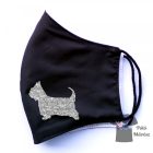 Silky Terrier maszk - Kutyás Maszk, Mosható textil szájmaszk