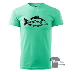   Horgász póló - Halas Póló - Ponty Póló - Egyedi Feliratos póló 