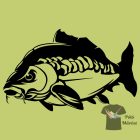 Ponty póló - Horgász póló - Halas Póló - Egyedi póló 