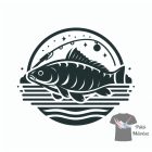 Ponty Horgász póló - Horgász pulcsi - Halas Póló - Egyedi póló 