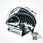 Ponty Horgász póló - Horgász pulcsi - Halas Póló - Egyedi póló 