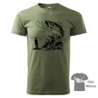 Horgász póló - Horgász pulcsi - Halas Póló - Egyedi póló 