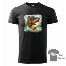   Ponty Horgász póló - Horgász pulcsi - Halas Póló - Egyedi póló 