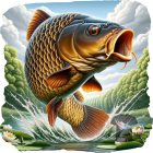 Ponty Horgász póló - Horgász pulcsi - Halas Póló - Egyedi póló 