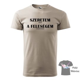   Szeretem amikor a feleségem elenged pecázni póló - Horgász pulcsi - Halas Póló - Egyedi póló 