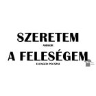 Szeretem amikor a feleségem elenged pecázni póló - Horgász pulcsi - Halas Póló - Egyedi póló 