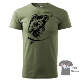   Ponty Horgász póló - Horgász pulcsi - Halas Póló - Egyedi póló 