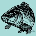 Ponty Horgász póló - Horgász pulcsi - Halas Póló - Egyedi póló 