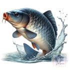 Ponty Horgász póló - Horgász pulcsi - Halas Póló - Egyedi póló 