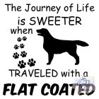 Flat Coated Retriever póló - Kutyás póló - Egyedi Feliratos póló