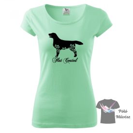   Flat Coated Retriever póló - Kutyás póló - Egyedi Feliratos póló