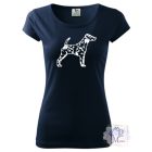 Fox Terrier póló - Foxi póló - Kutyás póló - Egyedi Feliratos póló