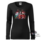 Karácsonyi Francia Bulldog póló - French Bulldog pulcsi - Kutyás póló - Egyedi Feliratos póló