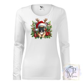   Karácsonyi Francia Bulldog póló - French Bulldog pulcsi - Kutyás póló - Egyedi Feliratos póló