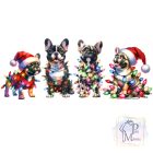 Karácsonyi Francia Bulldog póló - French Bulldog pulcsi - Kutyás póló - Egyedi Feliratos póló