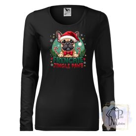   Karácsonyi Francia Bulldog póló - French Bulldog pulcsi - Kutyás póló - Egyedi Feliratos póló