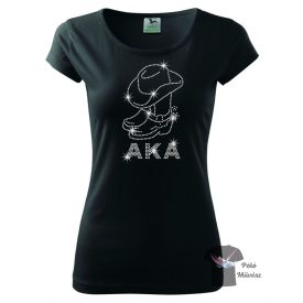 Country strasszos póló