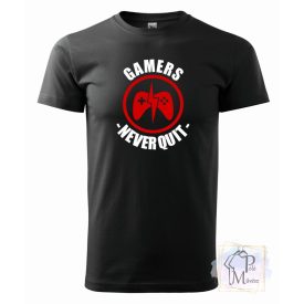 Gamer póló - Vicces póló - Egyedi Feliratos Póló