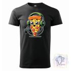 Gamer Pizza póló - Vicces póló - Egyedi Feliratos Póló