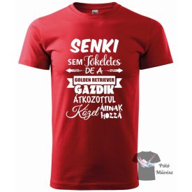   Golden Retriever póló - Golden Retriever pulcsi - Kutyás póló - Egyedi Feliratos póló