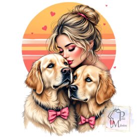   Golden Retriever póló - Golden Retriever pulcsi - Kutyás póló - Egyedi Feliratos póló