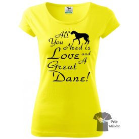   Német Dog póló - Great Dane pulcsi - Kutyás póló - Egyedi Feliratos póló