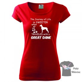   Német Dog póló - Great Dane pulcsi - Kutyás póló - Egyedi Feliratos póló