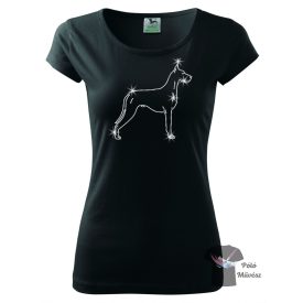   Német Dog strasszos póló - Great Dane pulcsi - Kutyás póló kristályokkal - Egyedi Feliratos póló