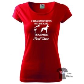   Német Dog póló - Great Dane pulcsi - Kutyás póló - Egyedi Feliratos póló