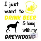Greyhound póló - Angol Agár póló - Kutyás póló - Egyedi Feliratos póló