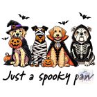 Just a spooky paw póló - Halloween póló