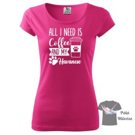   Havanese póló - Havanese pulcsi - Kutyás póló - Egyedi Feliratos póló