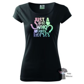 Lovas póló - Ló póló - Egyedi Feliratos póló