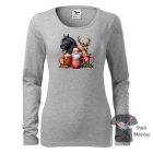 Karácsonyi Lovas póló - Ló póló - Egyedi Feliratos póló