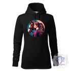 Lány és Lova póló - Lovas póló - Egyedi Feliratos póló