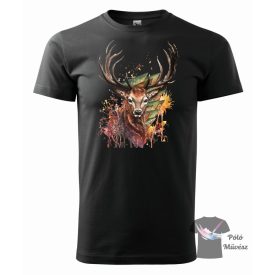   Szarvas póló - Vadászos póló - Vadász póló - Egyedi póló