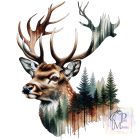 Szarvas vadász póló - Vadászos póló - Vadász póló - Egyedi póló