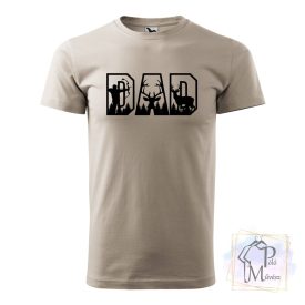 Vadász Apa póló - Vadász póló - Egyedi póló