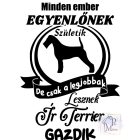 Ír Terrier póló - Irish Terrier póló - Kutyás póló  - Egyedi Feliratos póló