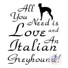 Kis Olasz Agár póló - Italian Greyhound pulcsi - Kutyás póló - Egyedi Feliratos póló