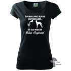 Kis Olasz Agár póló - Italian Greyhound pulcsi - Kutyás póló - Egyedi Feliratos póló