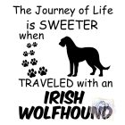 Ír farkaskutya póló - Irish Wolfhound póló - Kutyás póló - Egyedi Feliratos póló