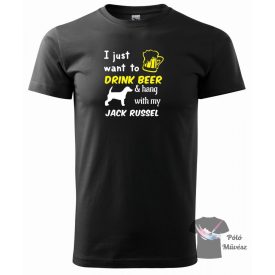   Jack Russel Terrier póló - Kutyás póló - Egyedi Feliratos póló