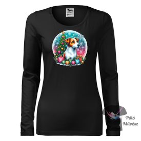   Karácsonyi Jack Russel Terrier póló - Kutyás póló - Egyedi Feliratos póló