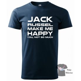   Jack Russel Terrier póló - Kutyás póló - Egyedi Feliratos póló