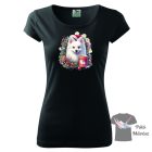 Karácsonyi Japán Spicc póló - Japanese Spitz póló - Kutyás póló - Egyedi Feliratos póló