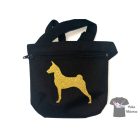 Basenji Jutalomfalattartó állítható övvel